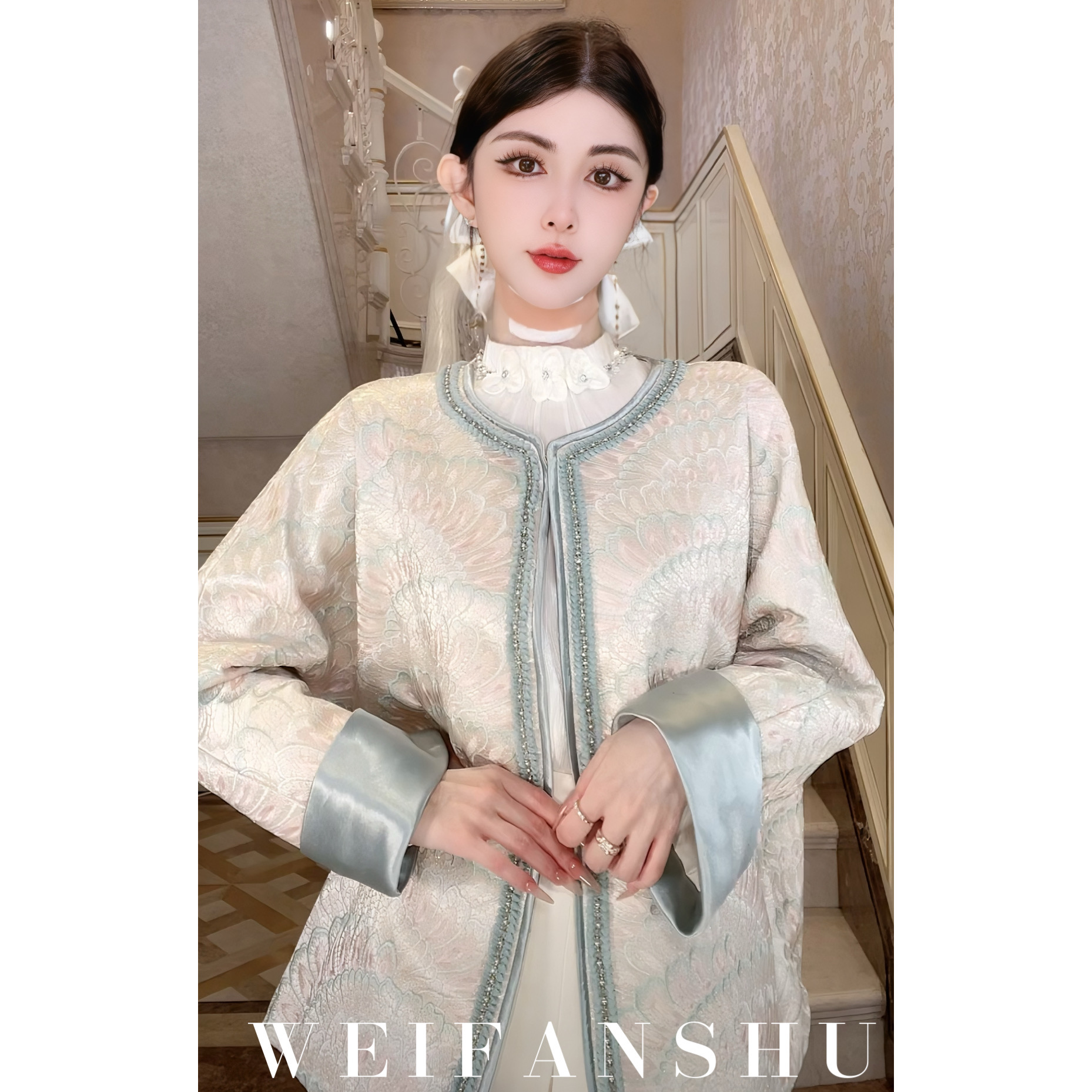 WEIFANSHU/魏凡舒【福气祥云】新中 式外套