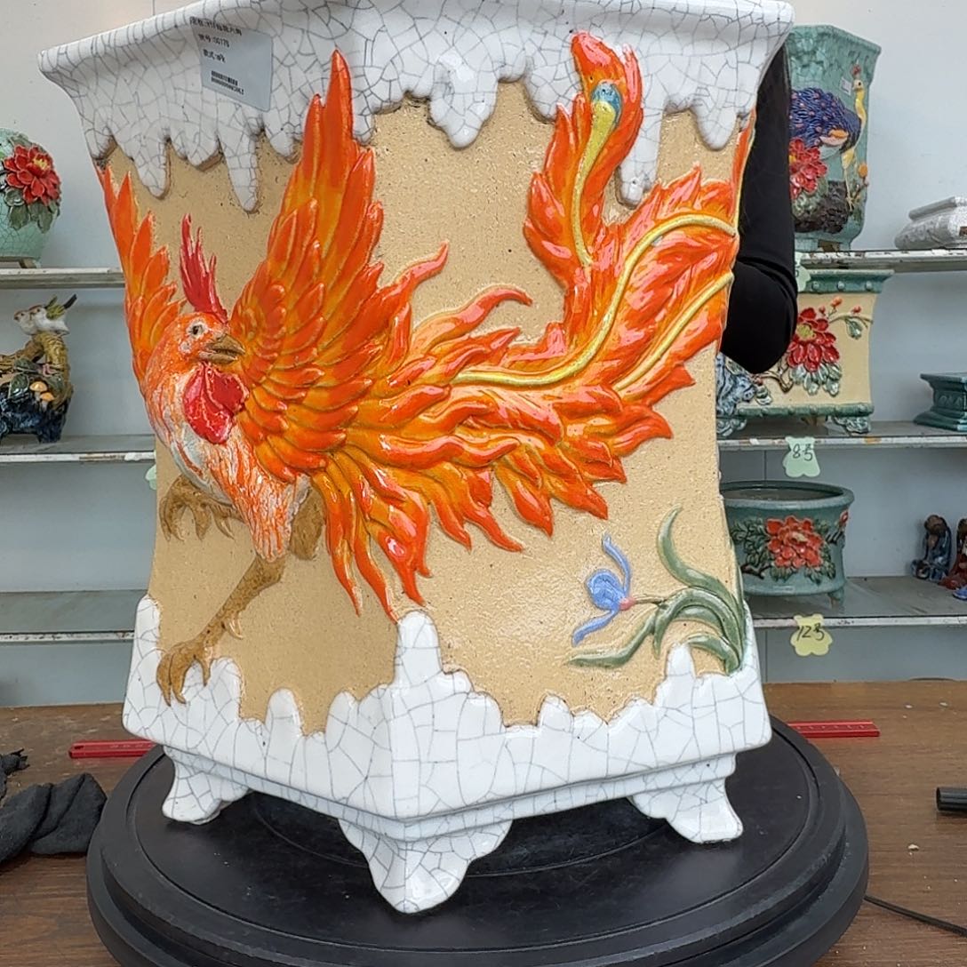 张***驰内长31内口27深度33石湾盆