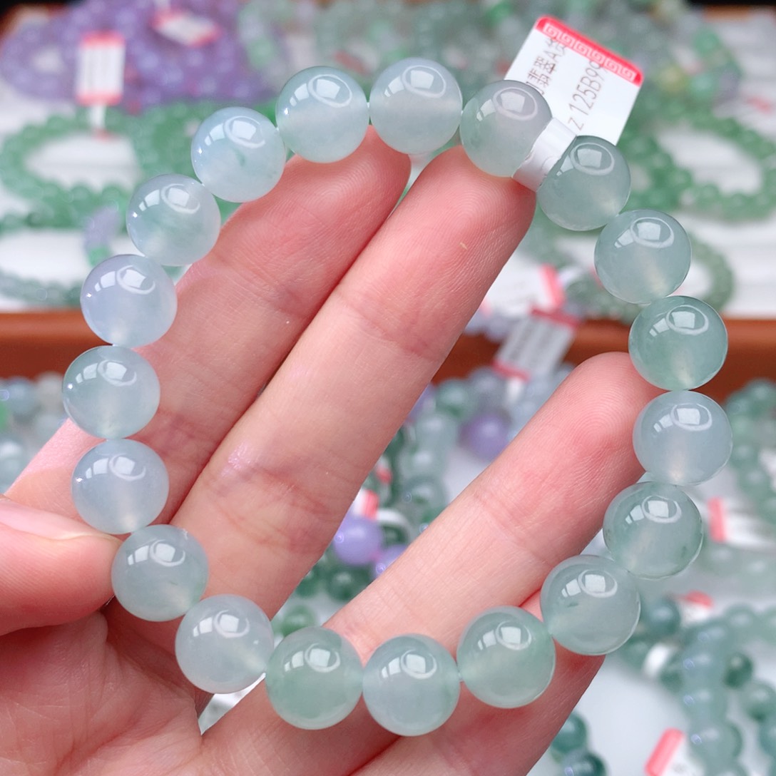 翡翠手链未镶嵌翡翠10mm