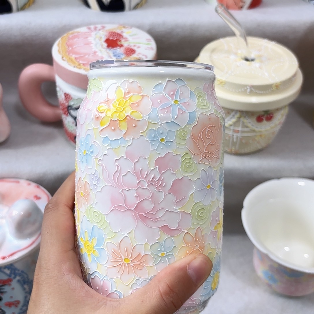 手绘创意高温釉下彩陶瓷