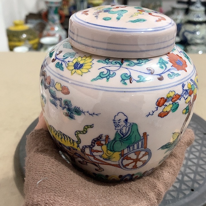 陶摆件博古架陶瓷摆件