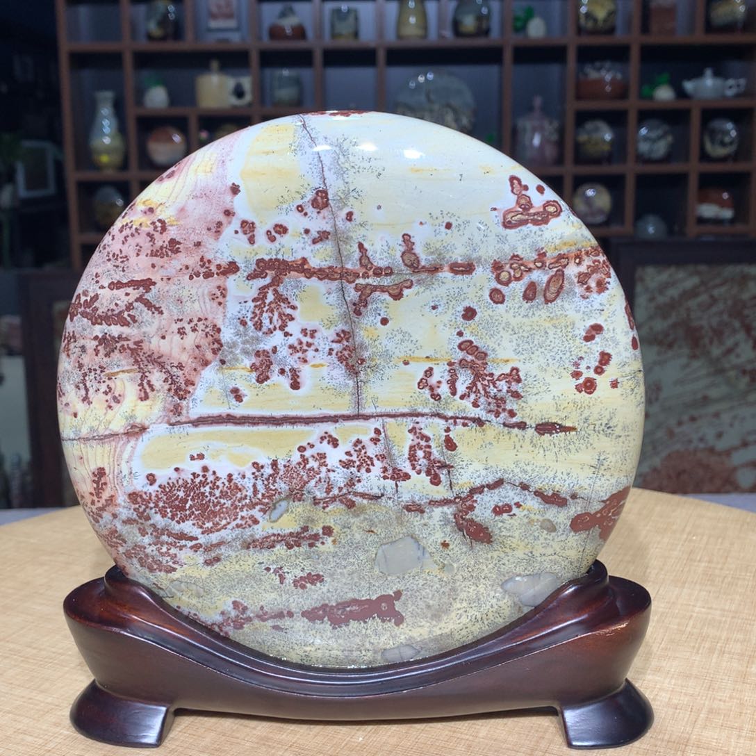 紫砂，广西国画石摆件，收藏观赏