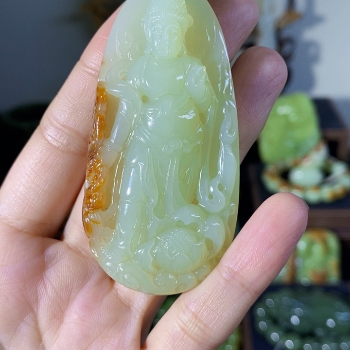 吊坠(不含链)未镶嵌和田玉冬**阳