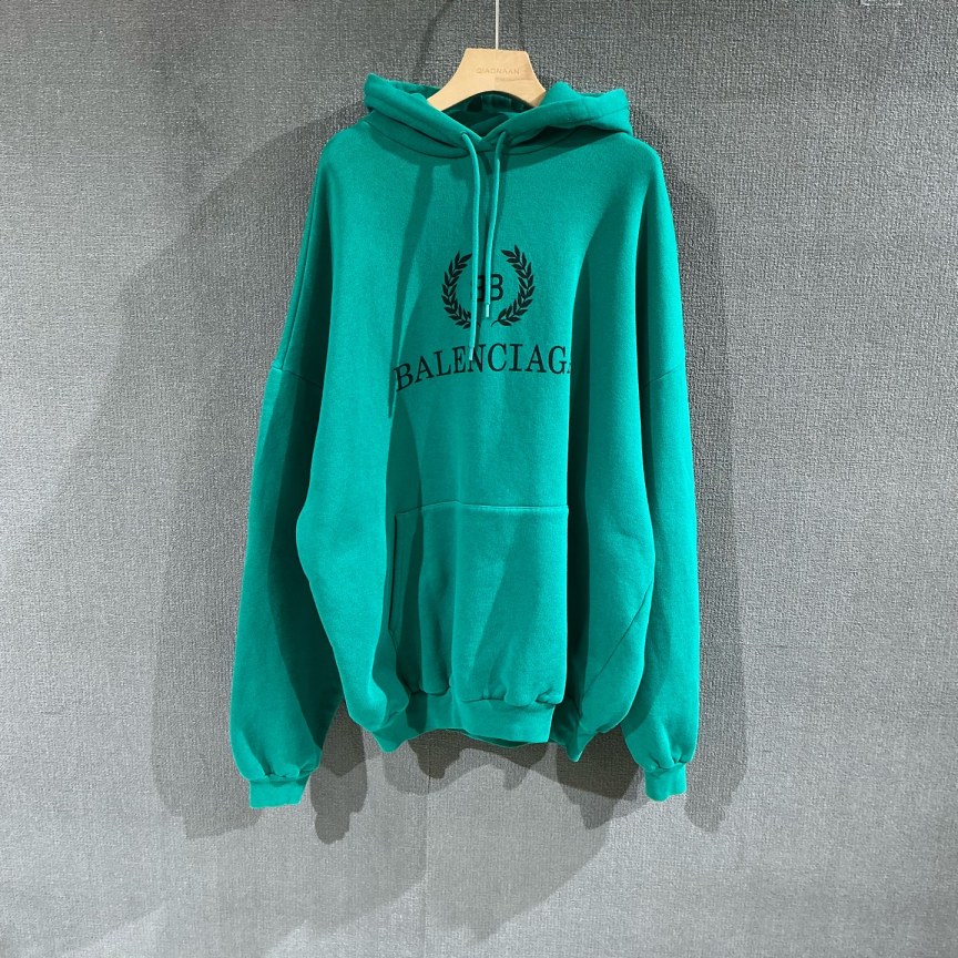 99新 Balenciaga/巴黎世家 （pm）双B麦穗帽衫卫衣 s码/2060