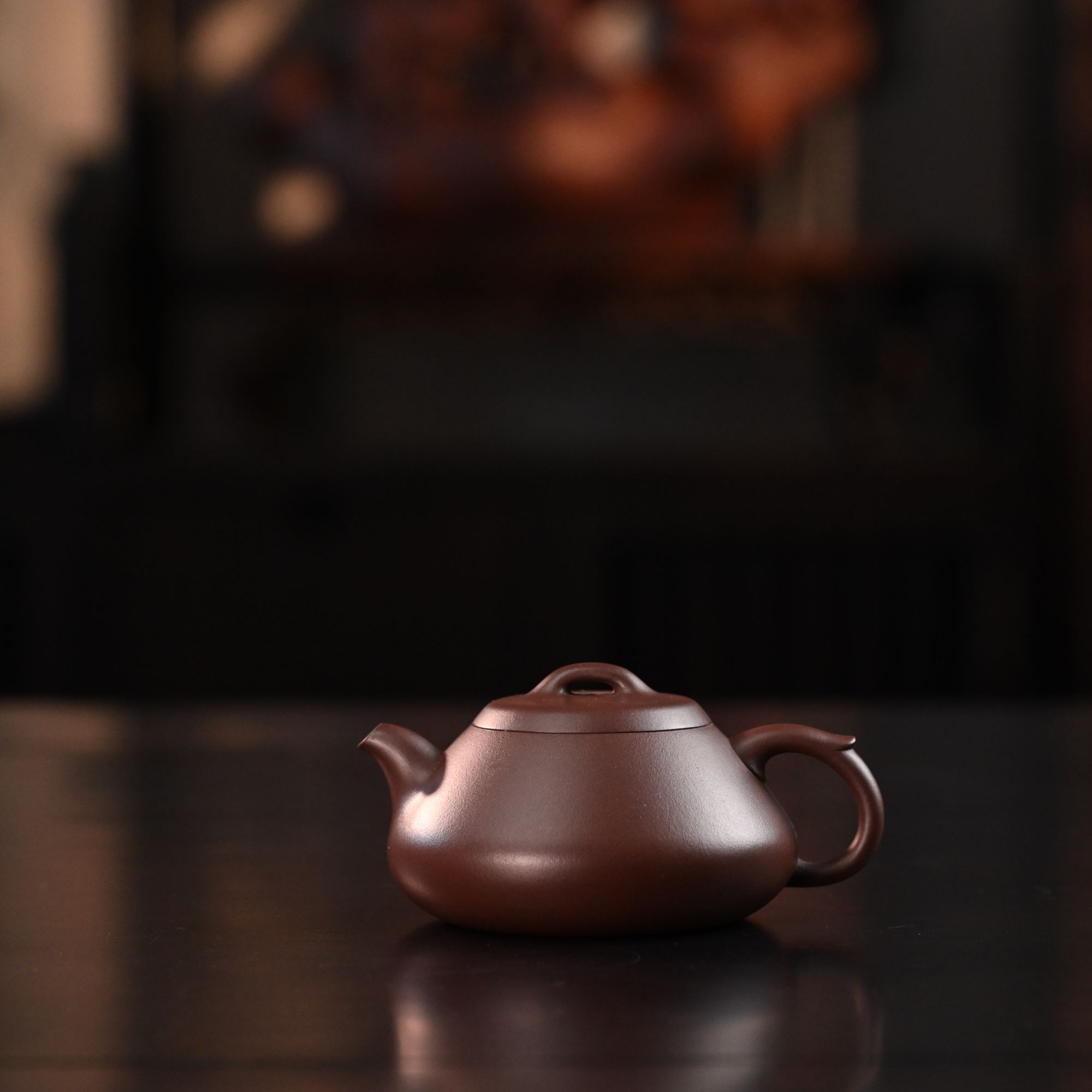 <踟蹰>130cc 黄龙山紫泥 作者 陆涛  半手工制紫砂壶