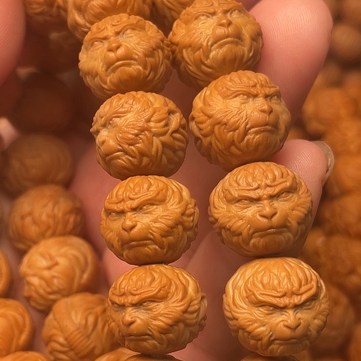 猴头核桃手串用****9黑