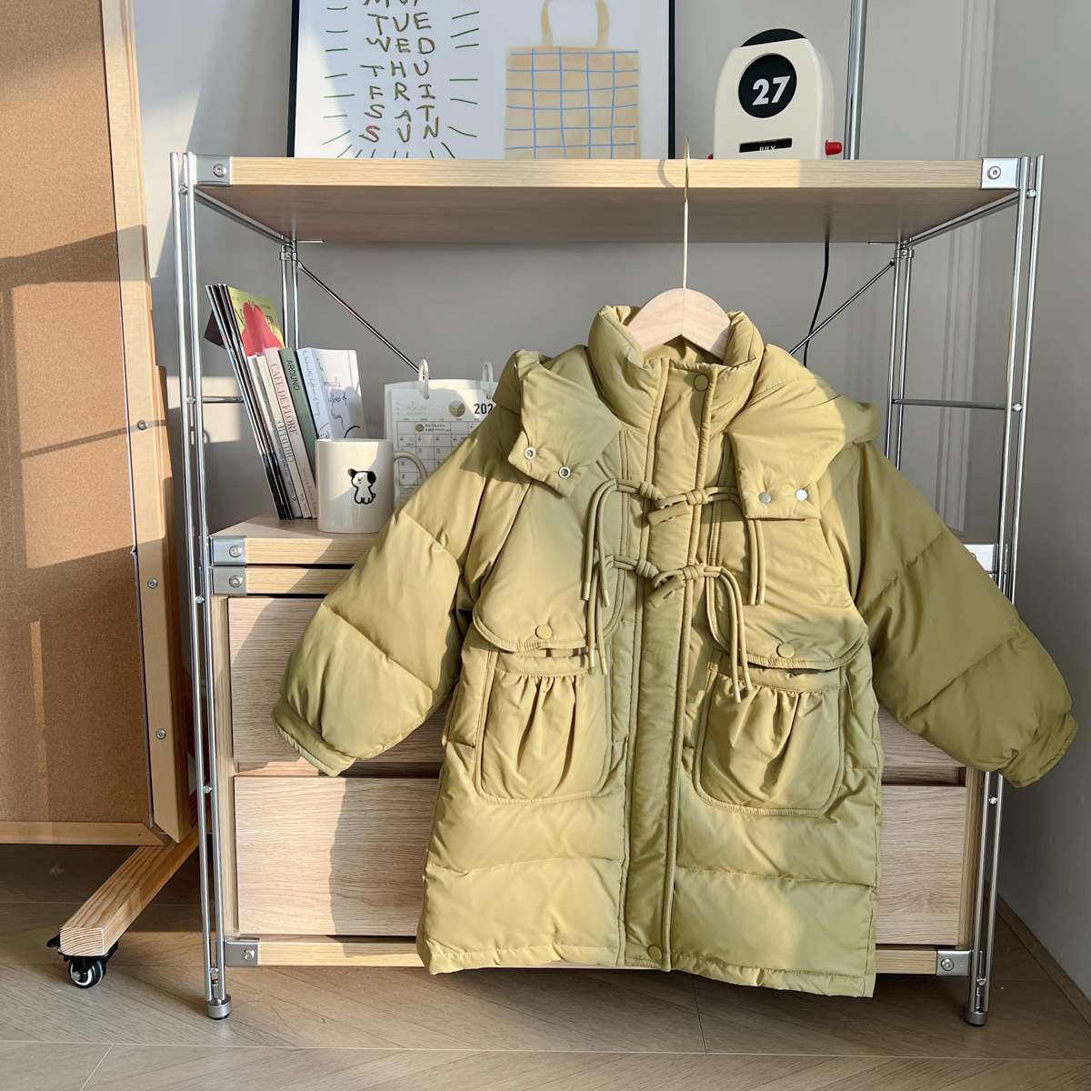 小菲特女童冬装连帽羽绒服中大童保暖上衣TTYDW33812