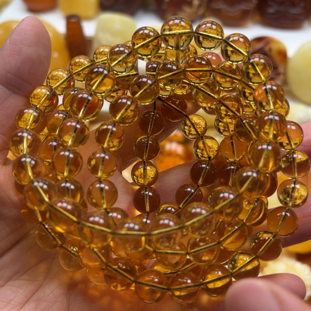 琥珀未镶嵌珠宝奇石