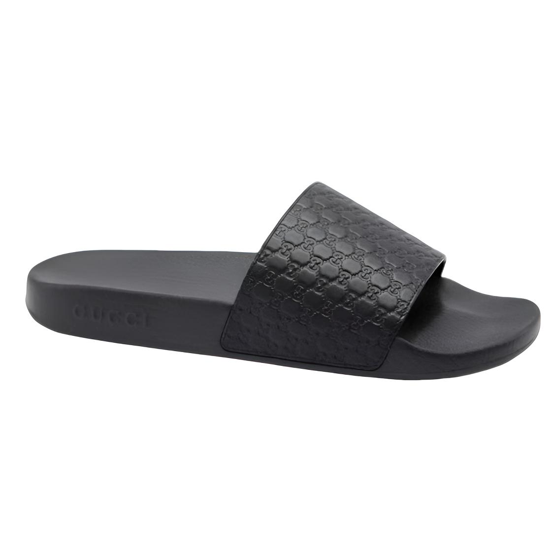 未使用 GUCCI/古驰 男女情侣Logo满印休闲时尚外穿夏季清凉拖鞋