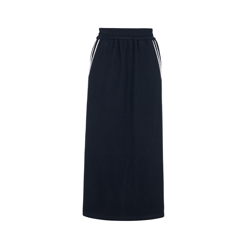 【诗语专属】商场同款新品时尚撞边针织直筒半身裙N1611A34010