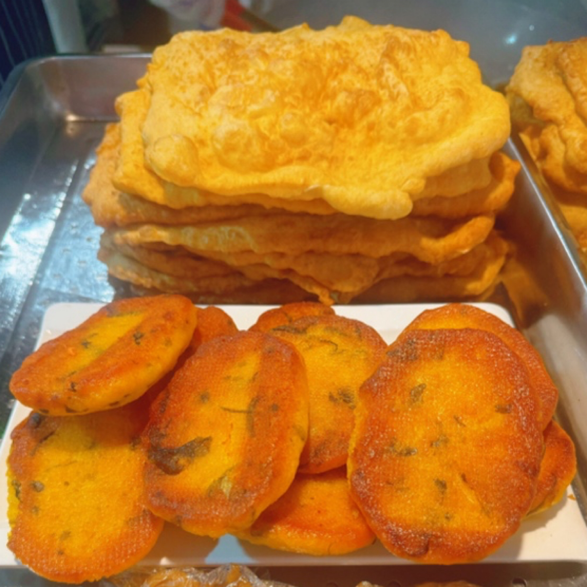 【拍10发20】老北京炸油饼10张+10个菜饽饽 现做现发 包邮 现做现发