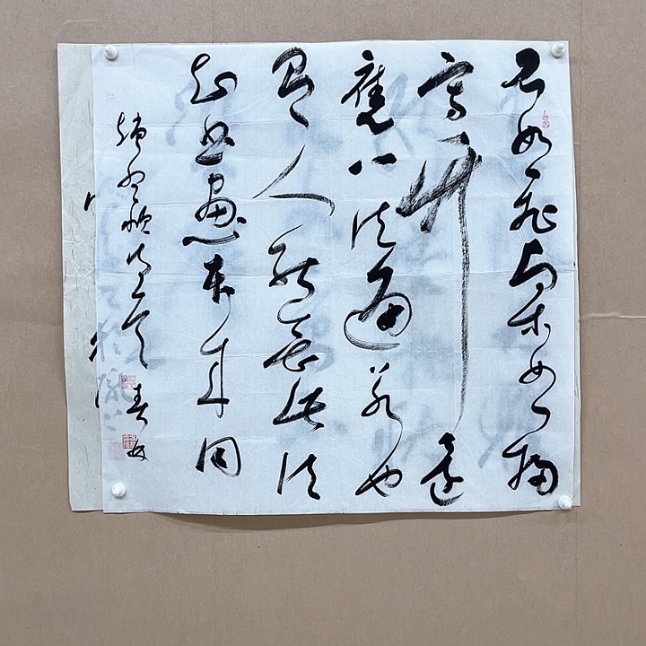 书法崔春林68*68㎝甘肃***