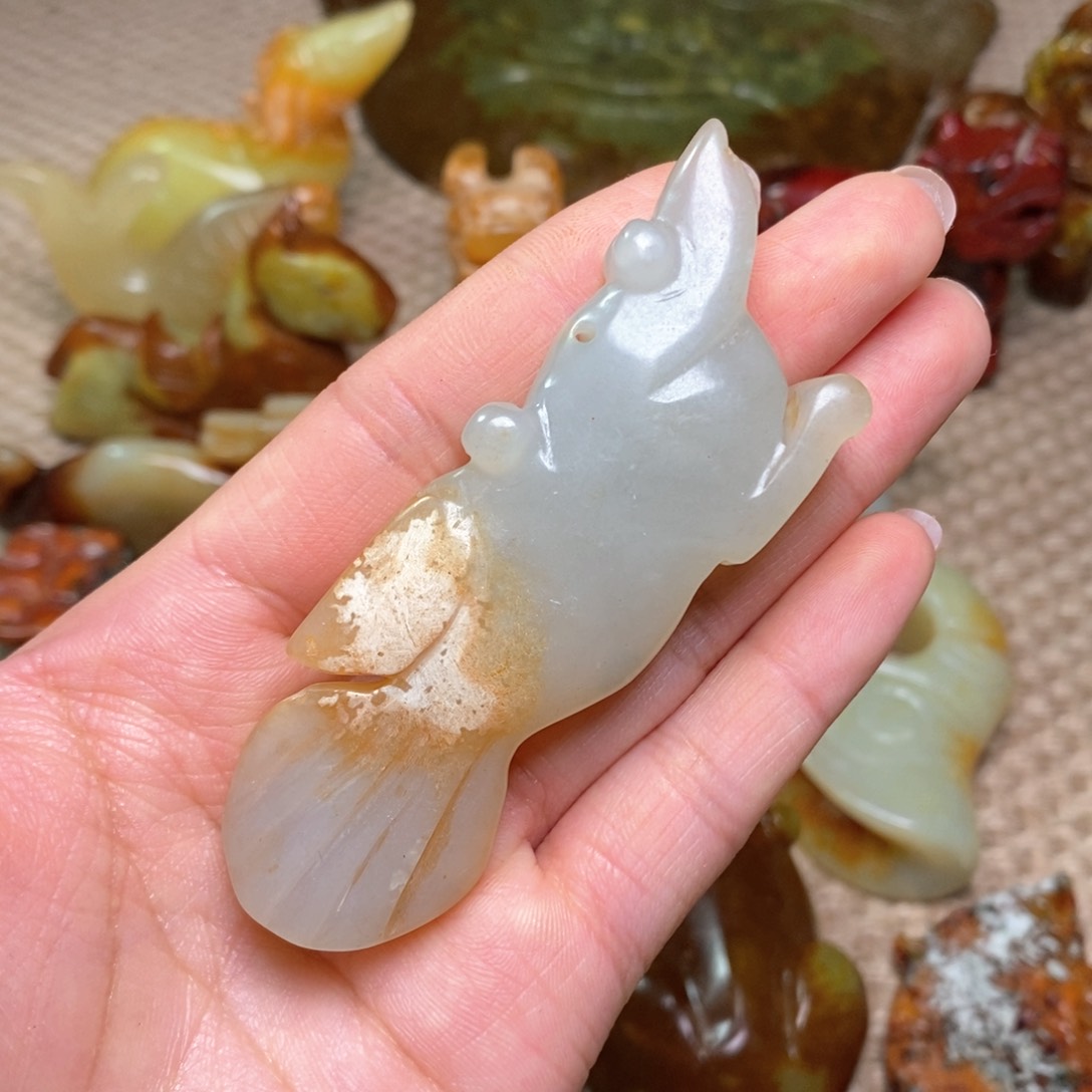 白玉菩提吊坠白玉菩提白玉菩提摆件