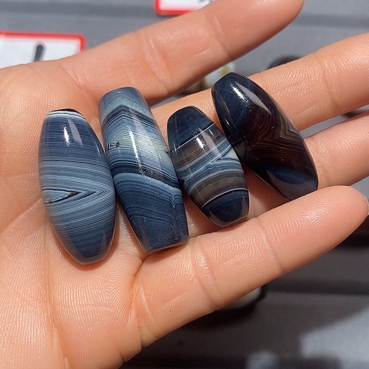 胖***前玛瑙/玉髓合金颈饰