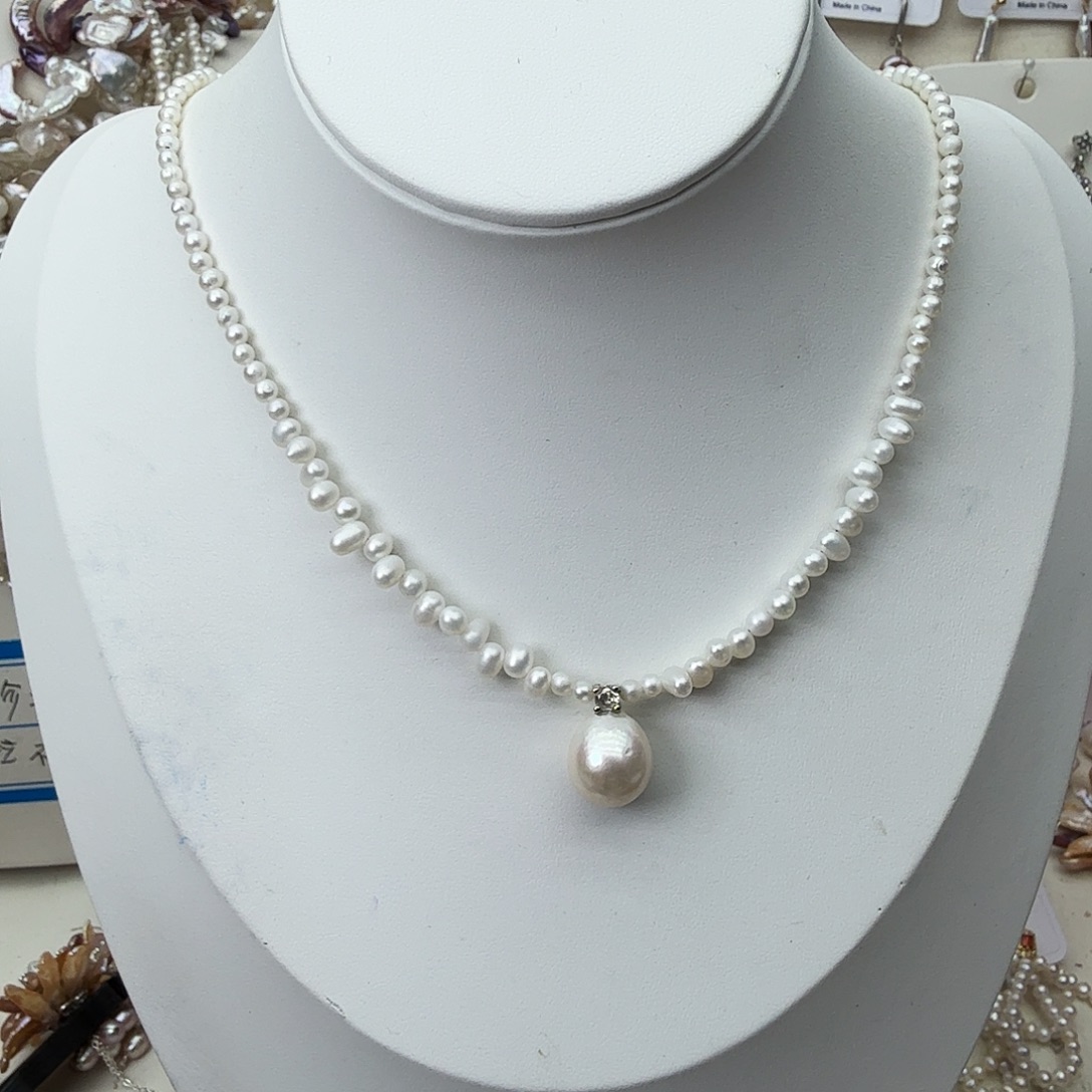 淡水珍珠未镶嵌颈饰