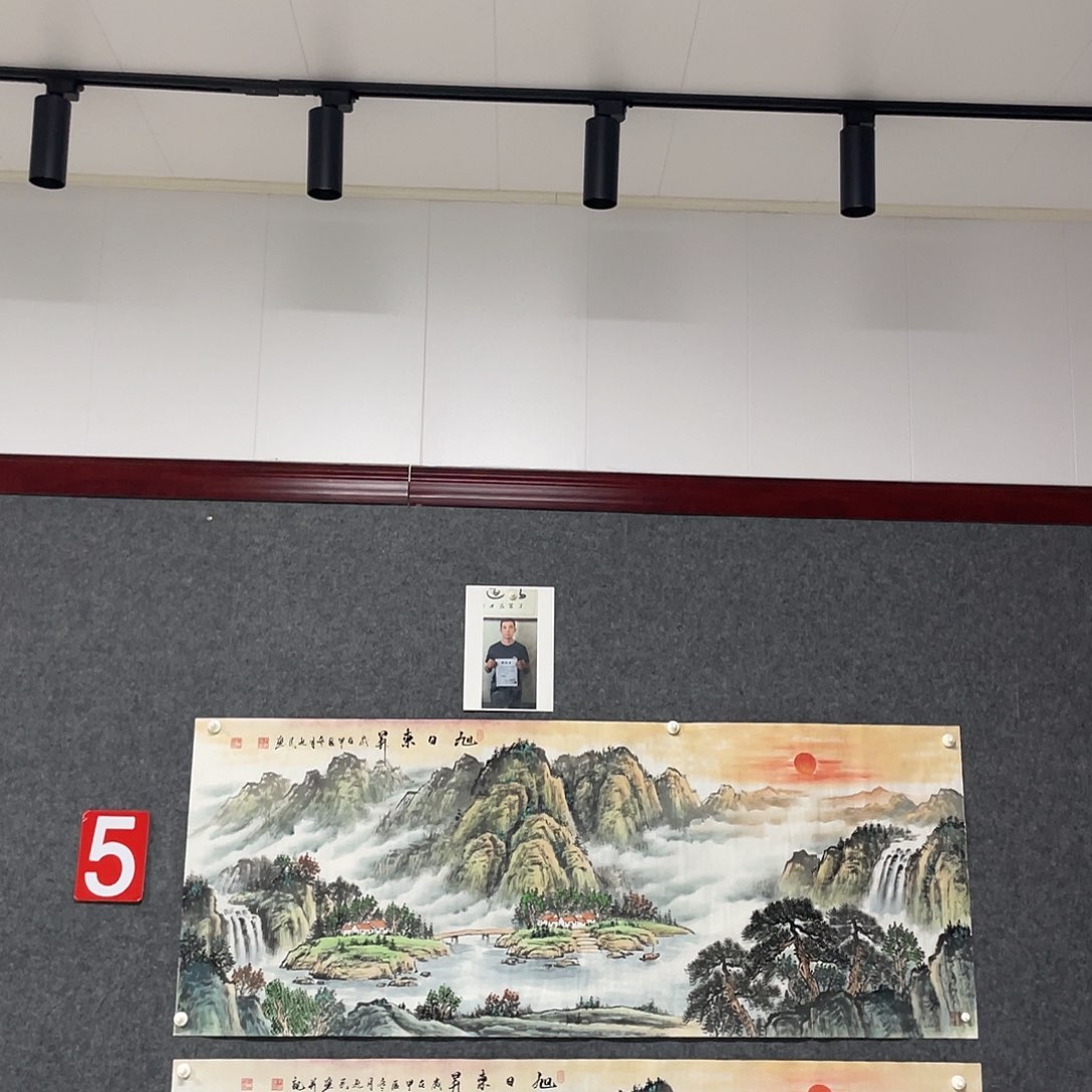 国画砀***哥小六尺画芯 捡漏