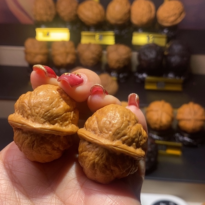 文玩核桃把件貔貅蟾36尺