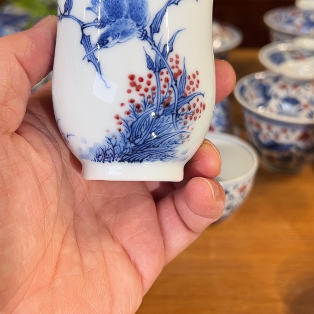 景德镇岚溪釉里红瓷器