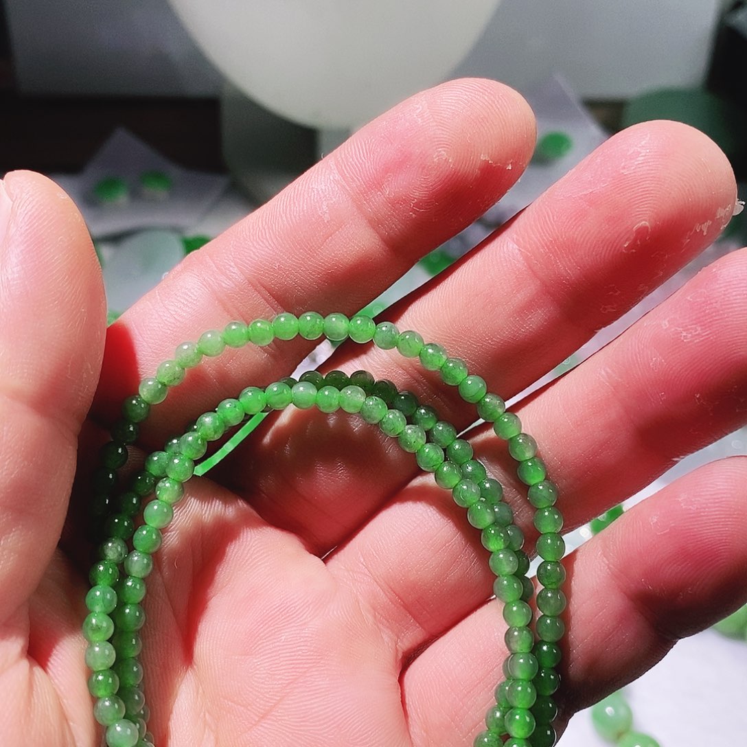 定制翡翠未镶嵌卡4天然缅甸翡翠A货