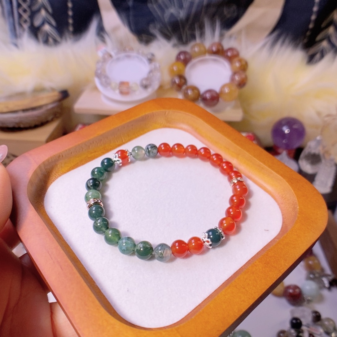 水晶手串合金天然水晶手链