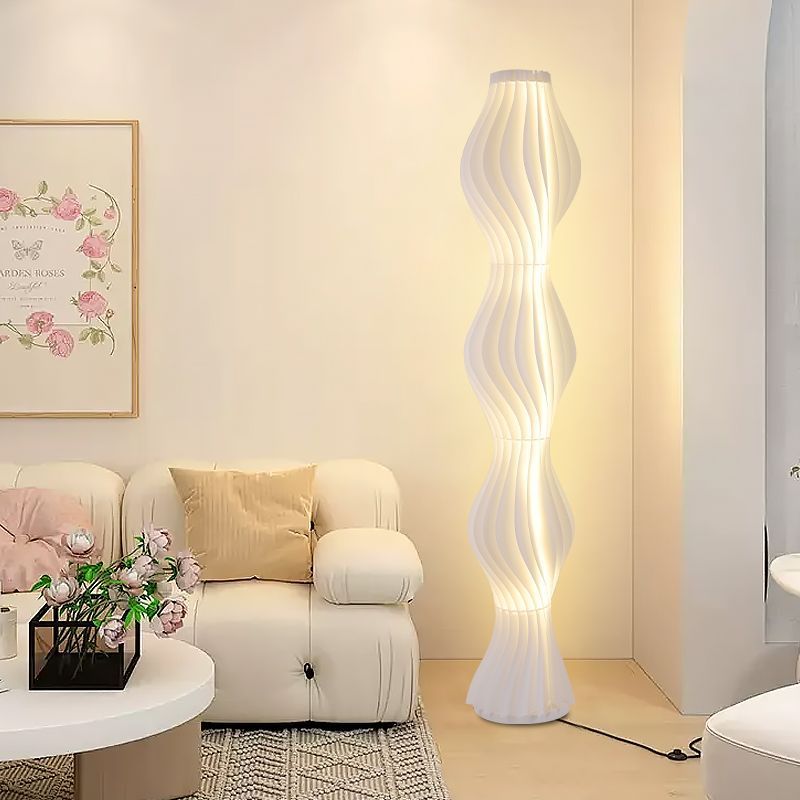 网红草裙直播背景灯客厅沙发旁装饰灯卧室高档轻奢落地立式台灯