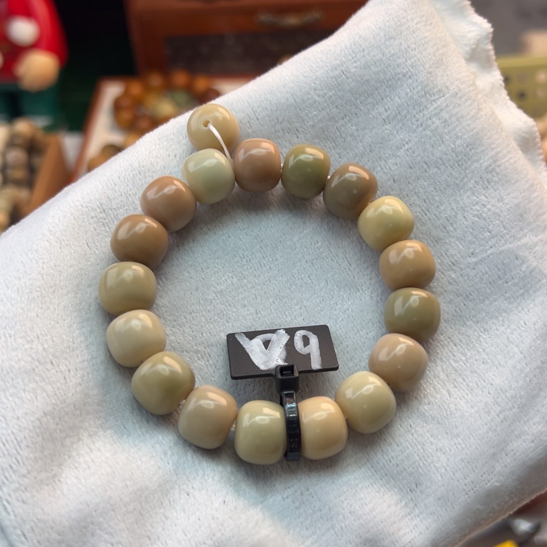 菩提根/象牙果手串卡13桶珠微瑕9