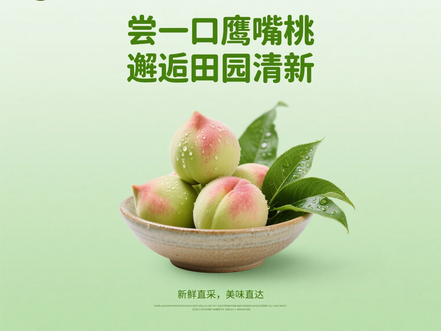 正宗连平上坪鹰嘴桃当季新鲜现摘现发脆甜可口
