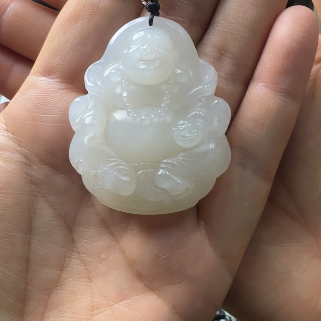 和田玉未镶嵌吊坠(不含链)