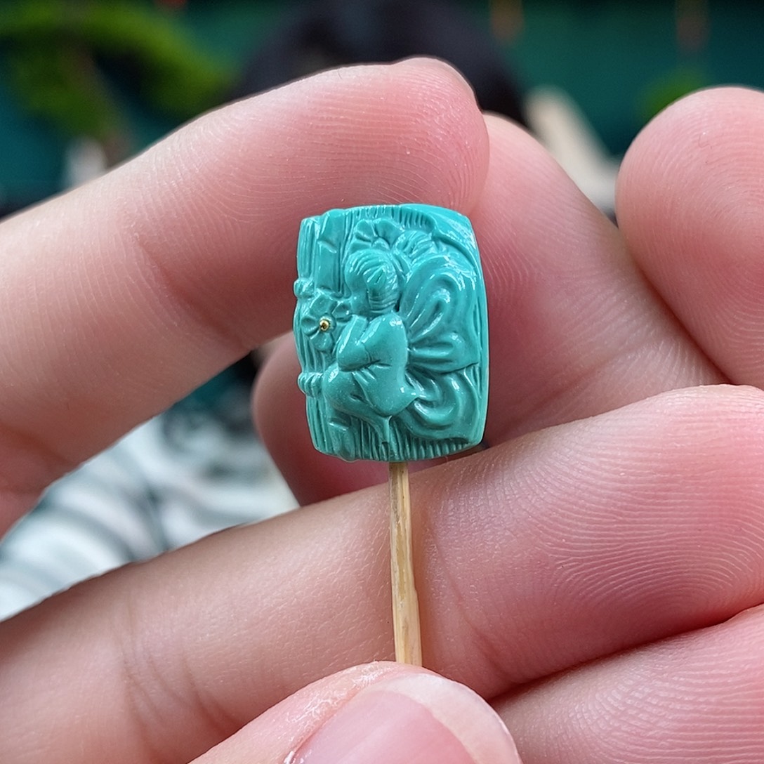 绿松石珠宝奇石未镶嵌