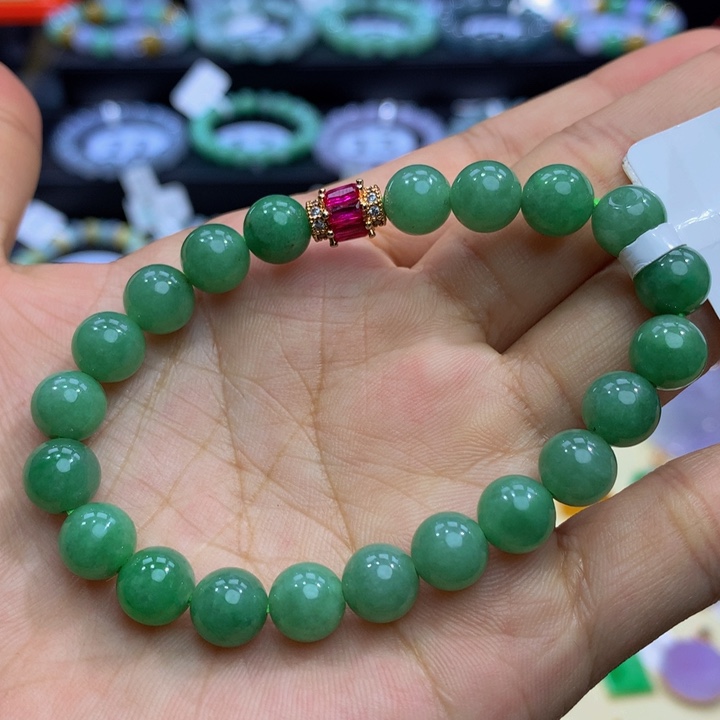 翡翠手链未镶嵌翡翠8