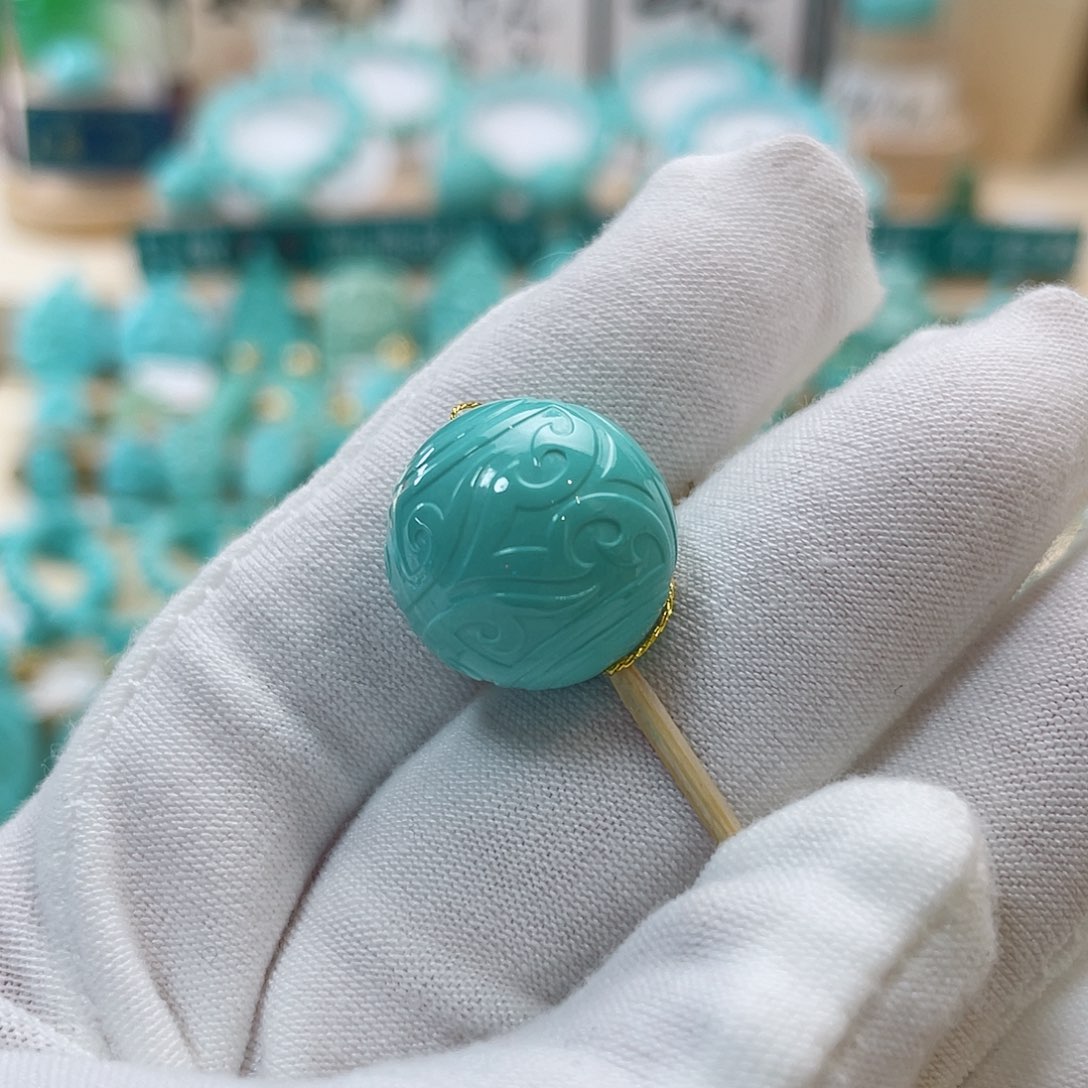 绿松石珠宝奇石未镶嵌