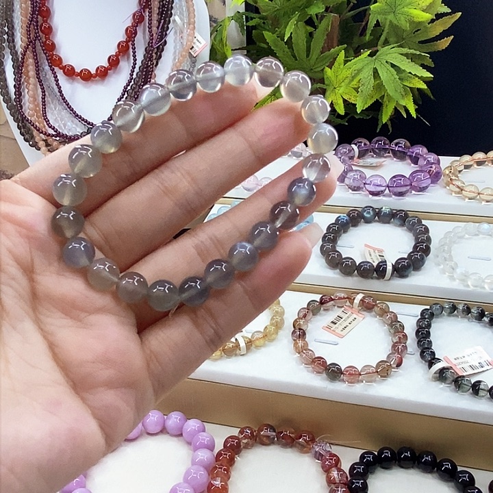 未镶嵌手链水晶7mm 多样性发一