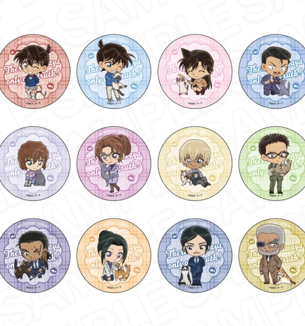 名侦探柯南 抱猫吧唧