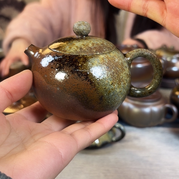 壶柴烧紫砂壶西施