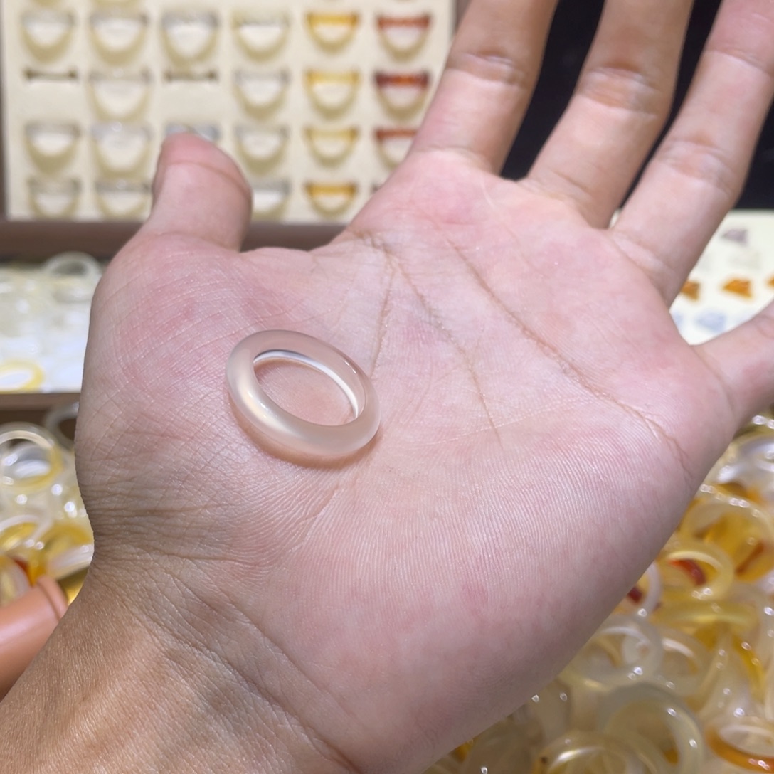 玛瑙/玉髓合金戒指99号港16