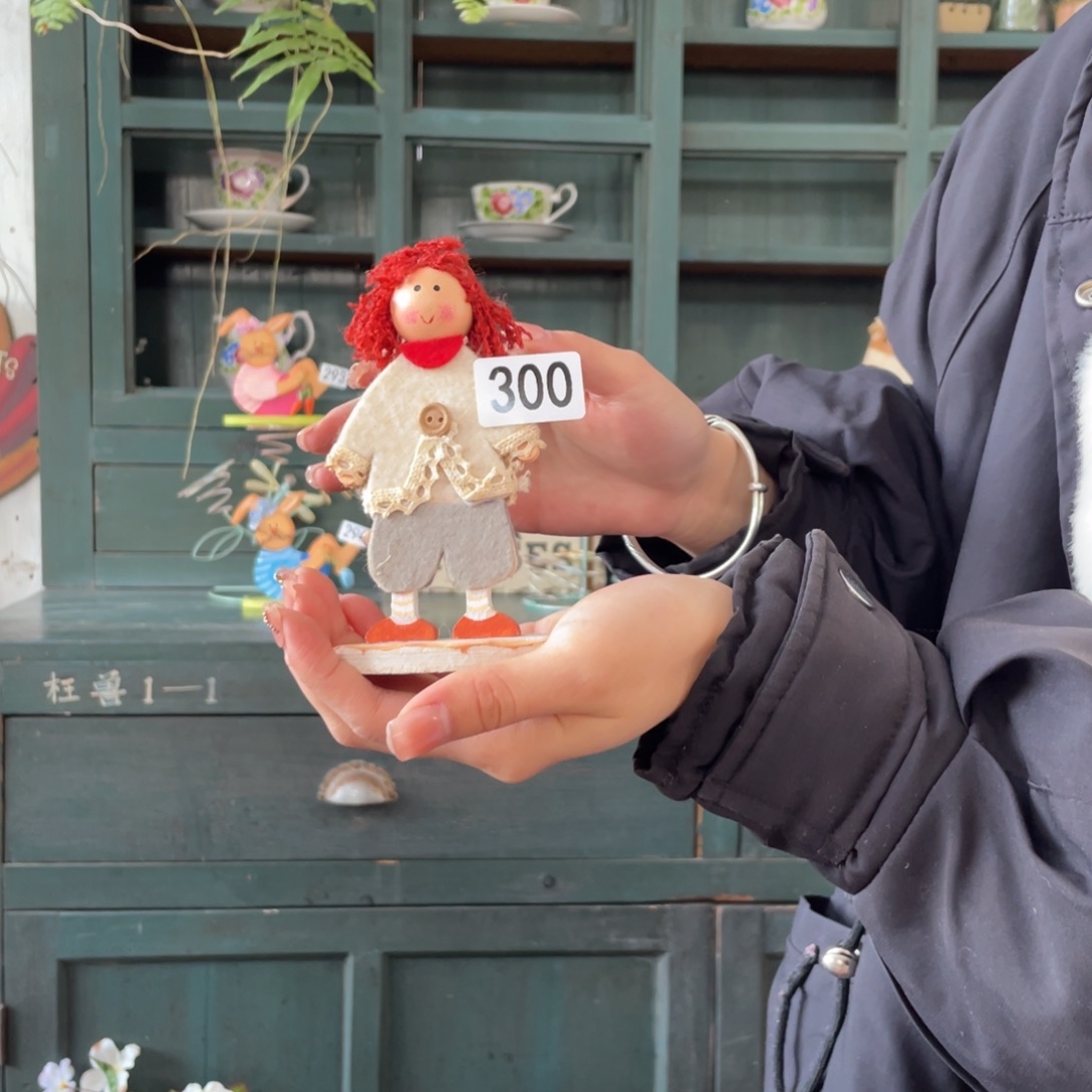 木质圣诞月福老货玩具默认微瑕