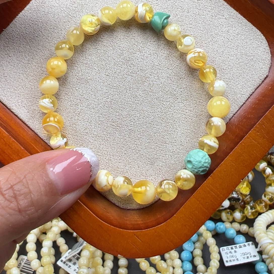 蜜蜡手串未镶嵌蜜蜡