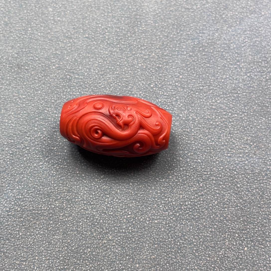 定制南红玛瑙未镶嵌缘*桶珠