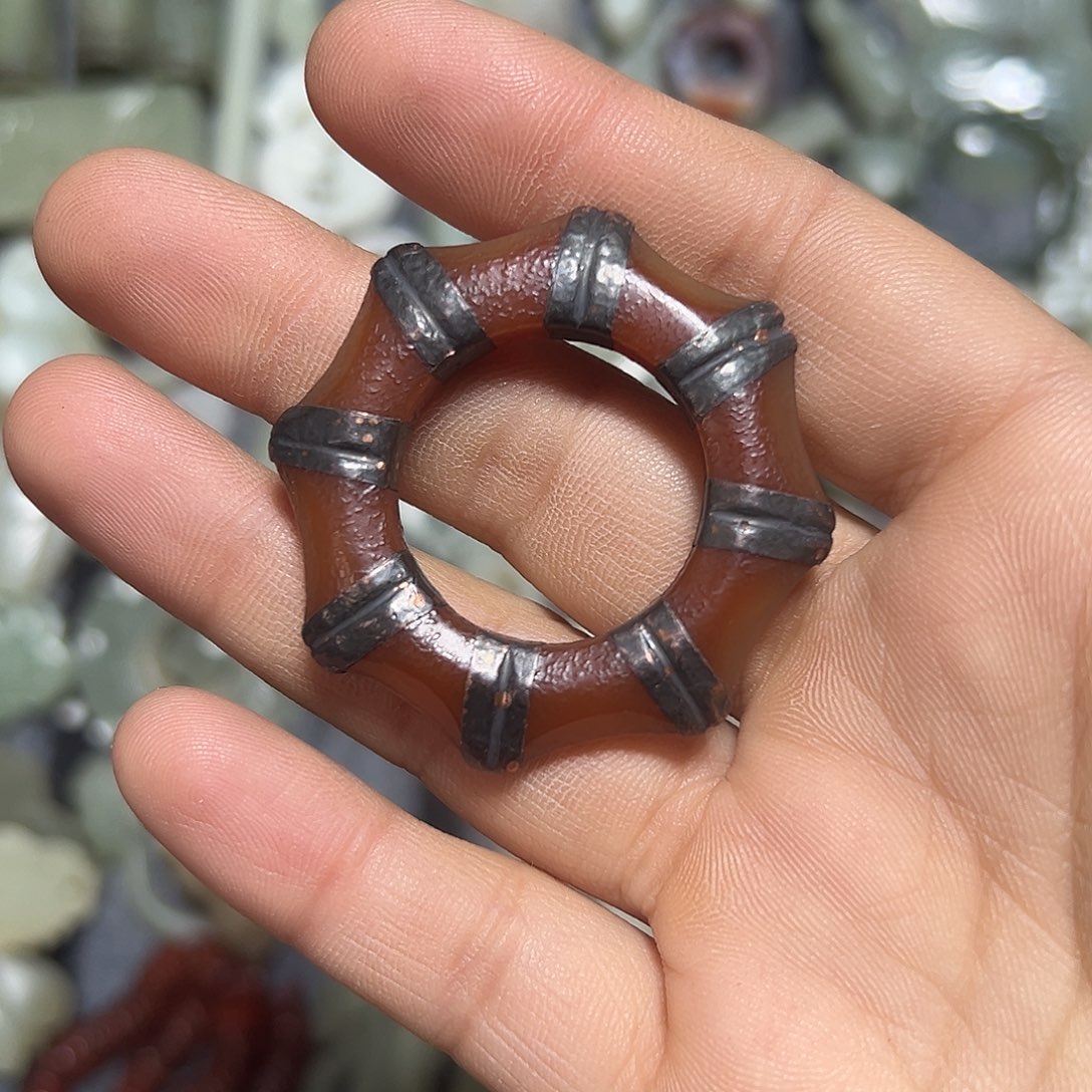玛瑙/玉髓颈饰合金