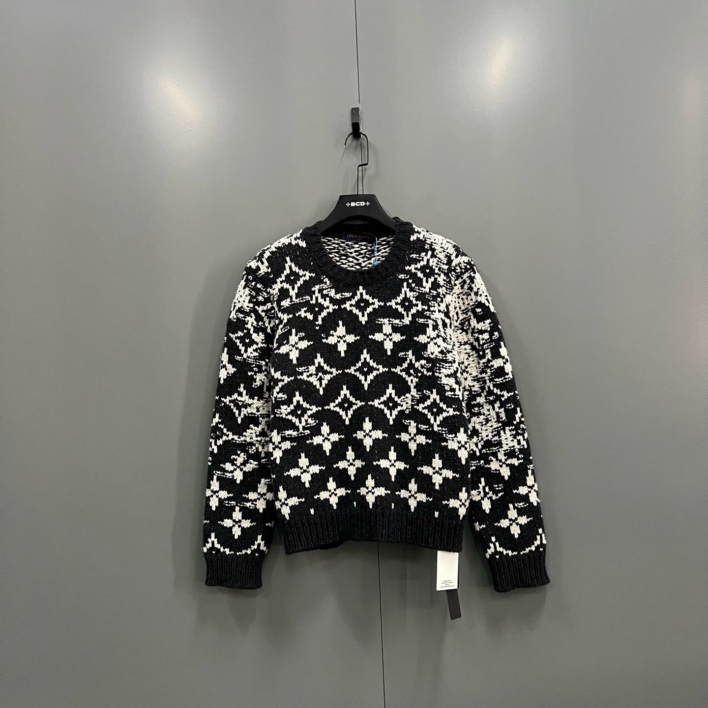 95新 LouisVuitton/路易威登 ab1228 207909 扭曲圆领羊毛衫 M码