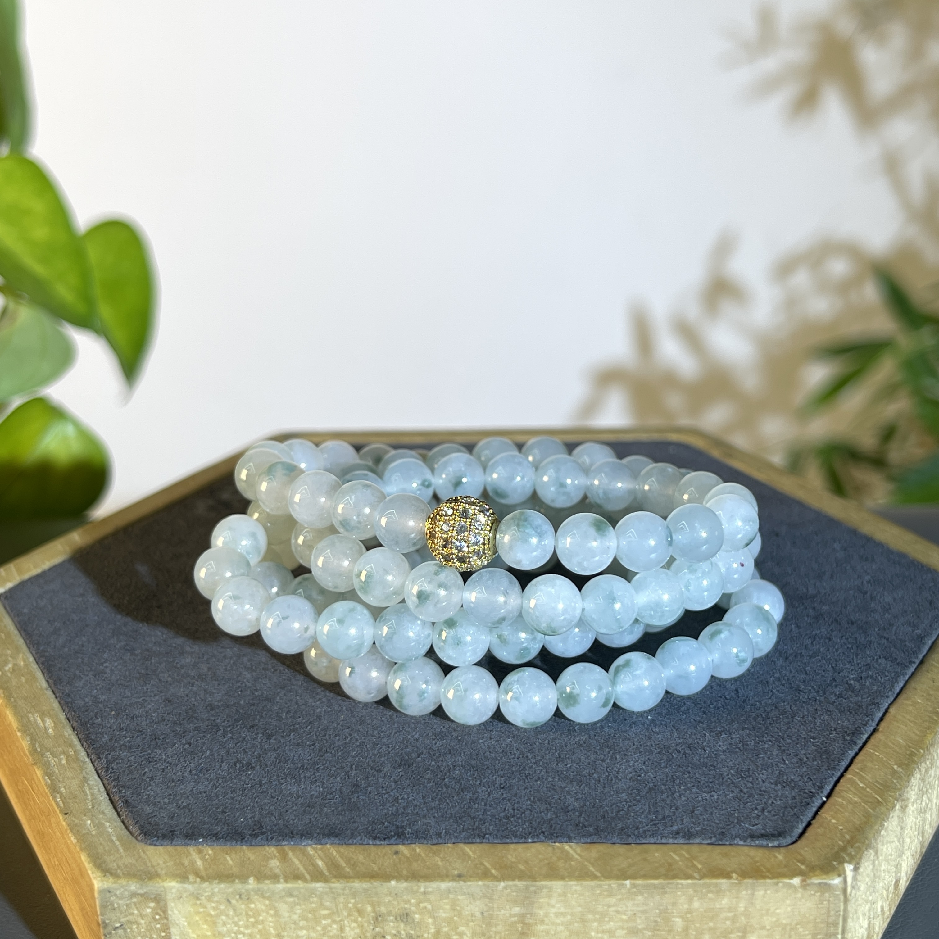 JTA22-116 天然缅甸翡翠A货 翡翠珠链（含配饰）