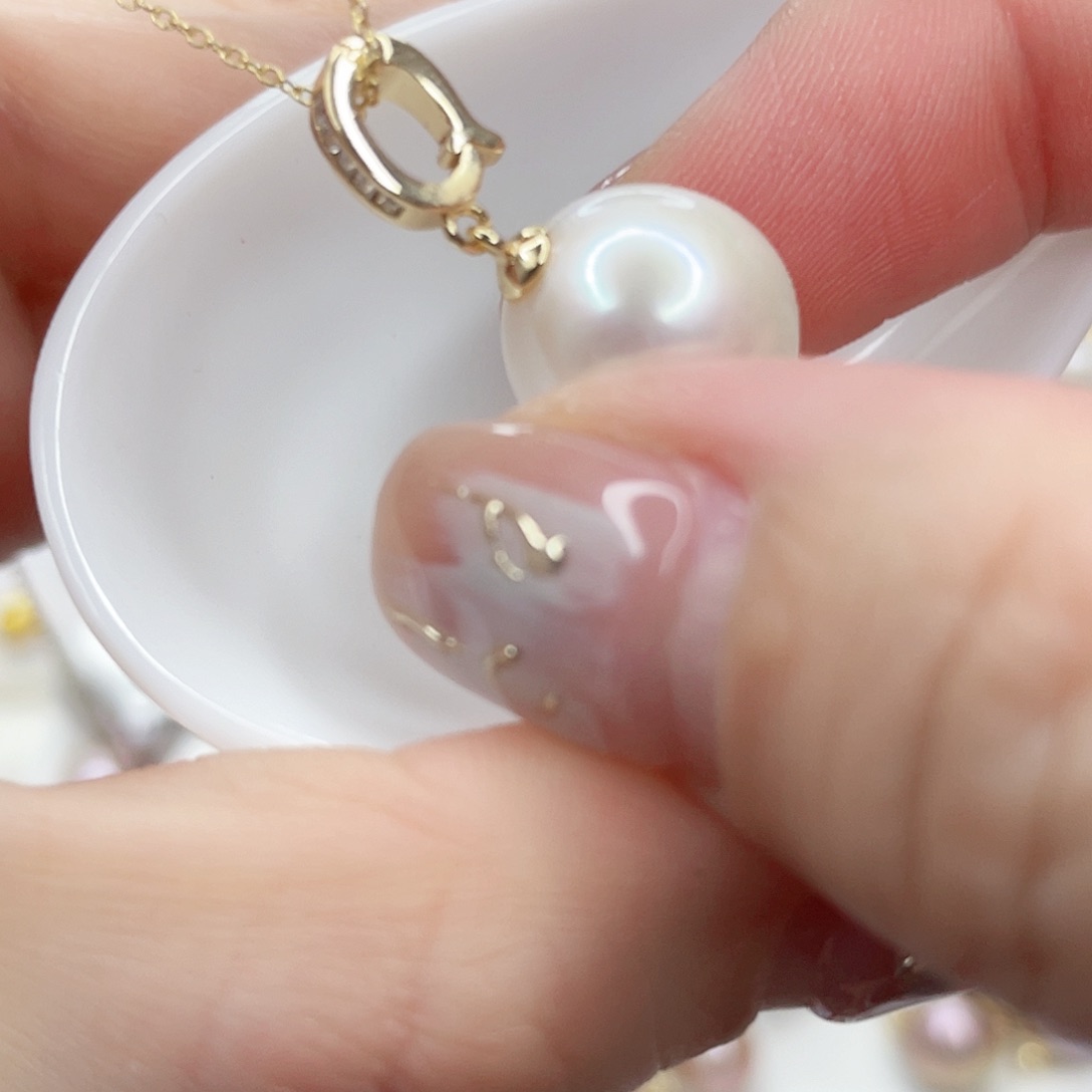 淡水珍珠未镶嵌吊坠(赠链)