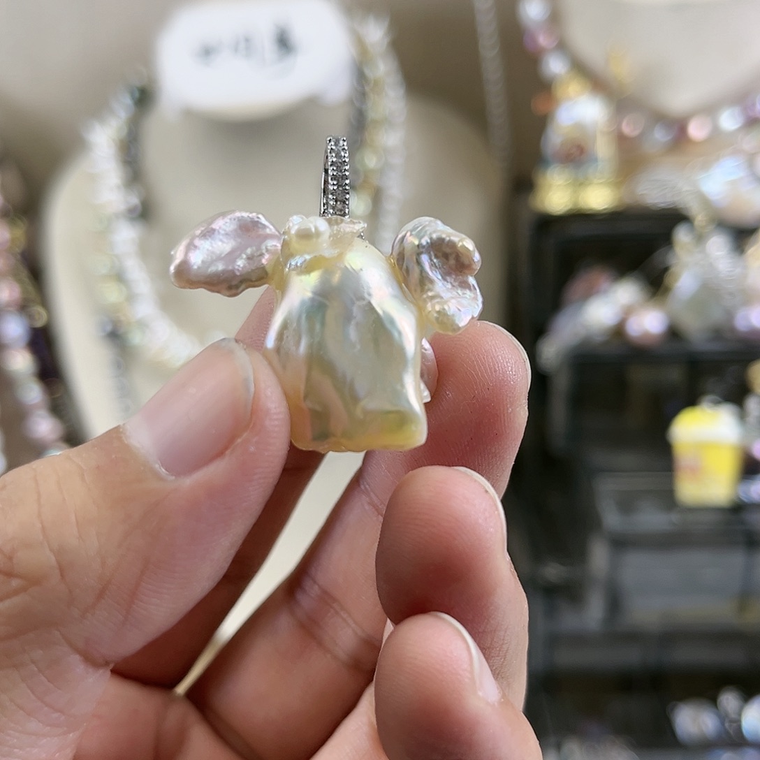 淡水珍珠吊坠(不含链)未镶嵌【纯恬】