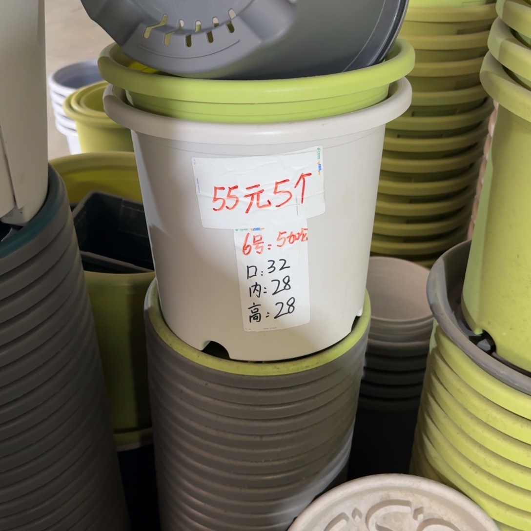 四季6#口径32无拖灰黑5个