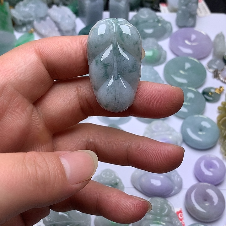 翡翠未镶嵌项圈天然翡翠