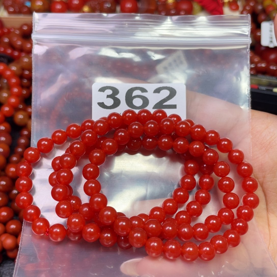 南红玛瑙手链未镶嵌蜜*