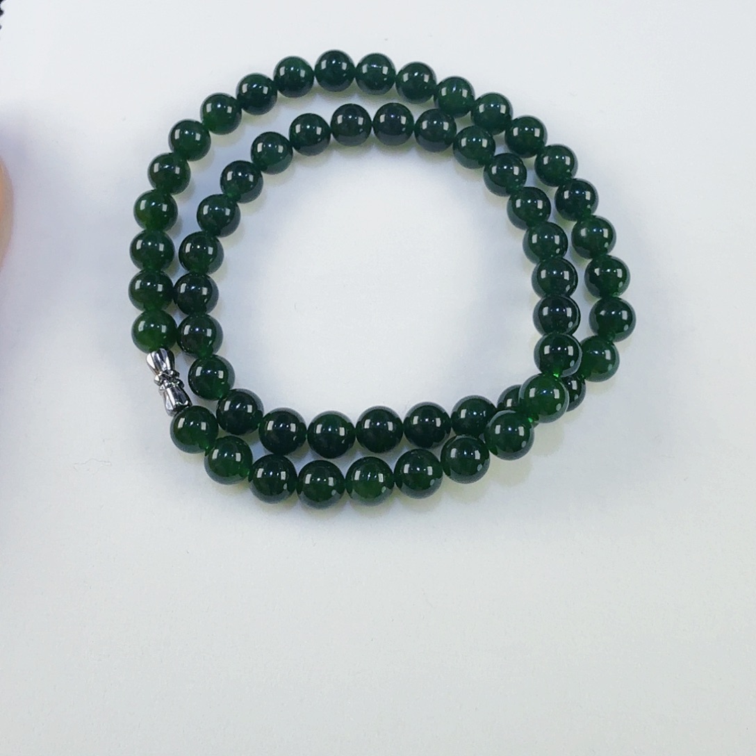 和田玉（碧玉）颈饰未镶嵌n*