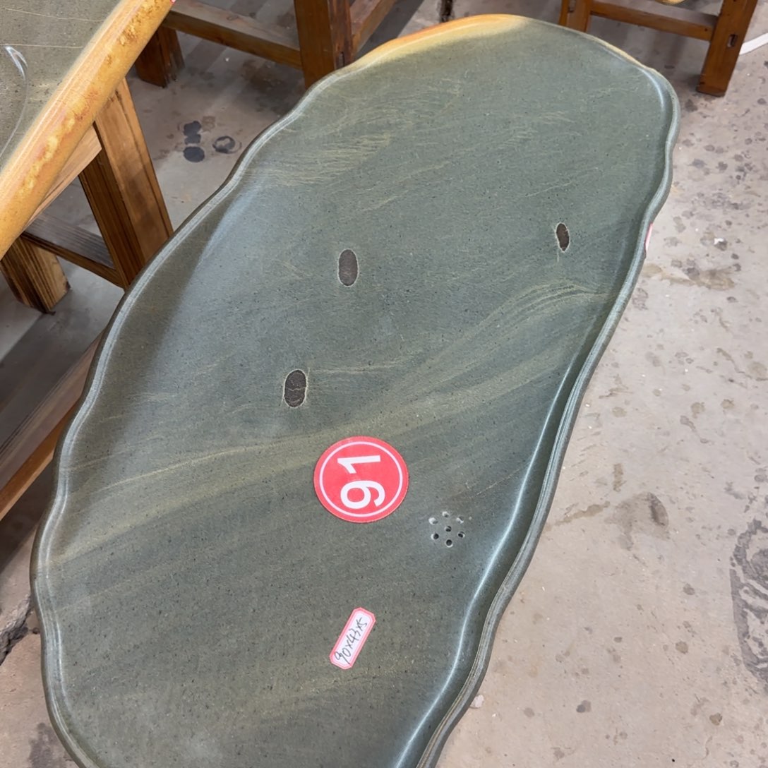 华***厂91号绿端砚石茶盘尺寸90×43×5