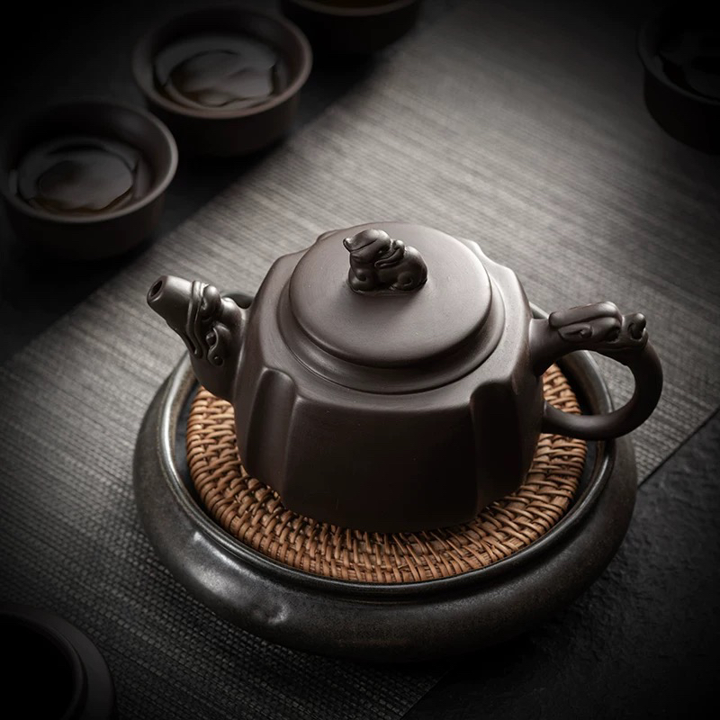 原矿紫砂茶壶家用大容量泡茶壶功夫茶具单壶陶瓷泡茶神器