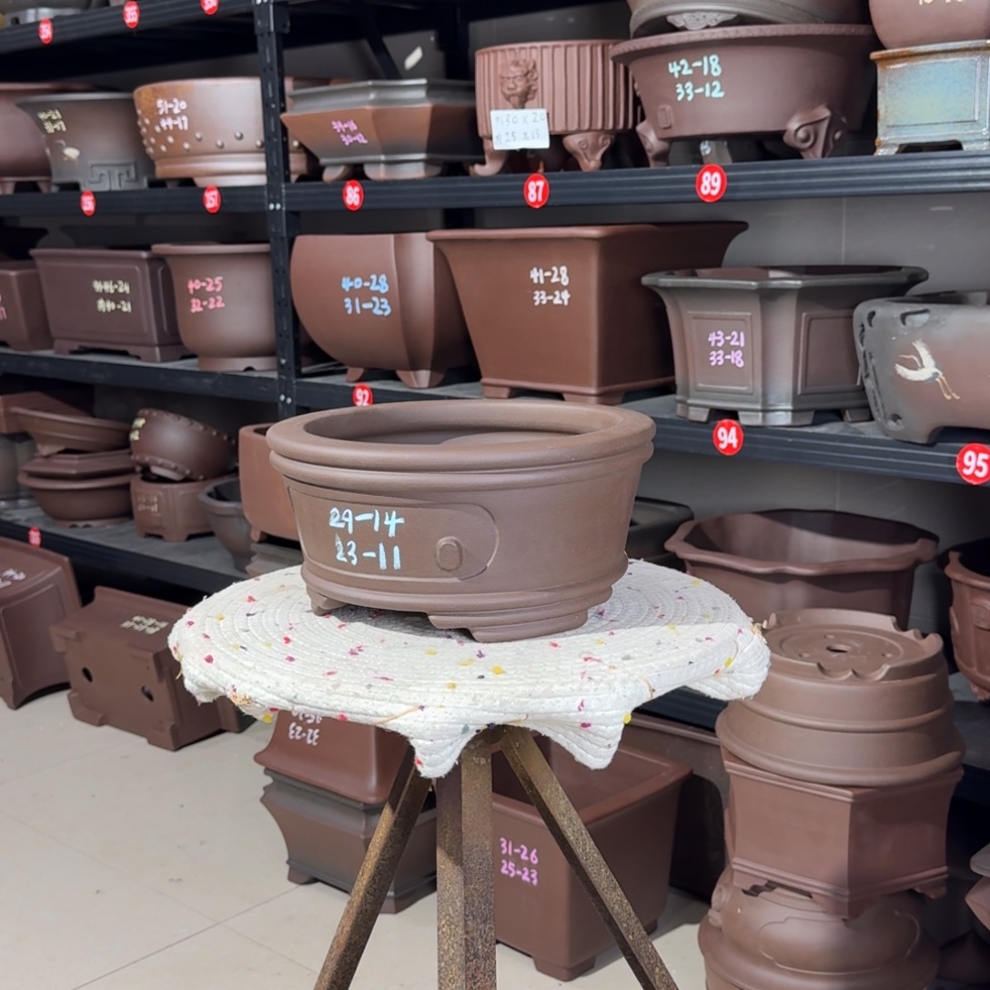 花盆紫泥　紫砂花盆